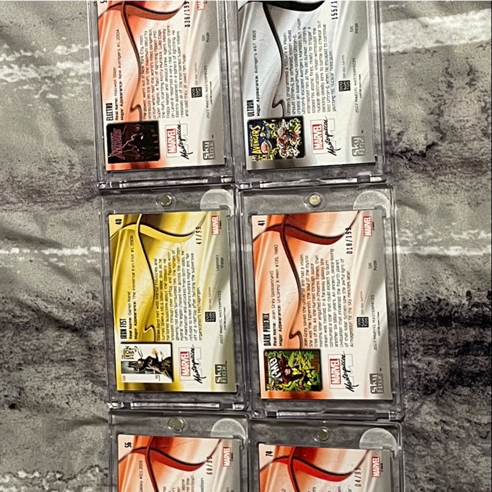 2022 Marvel Masterpieces lot. Orange and purple parallel,#’d. PRICE TO SELL!!!! - Picture 8 of 13